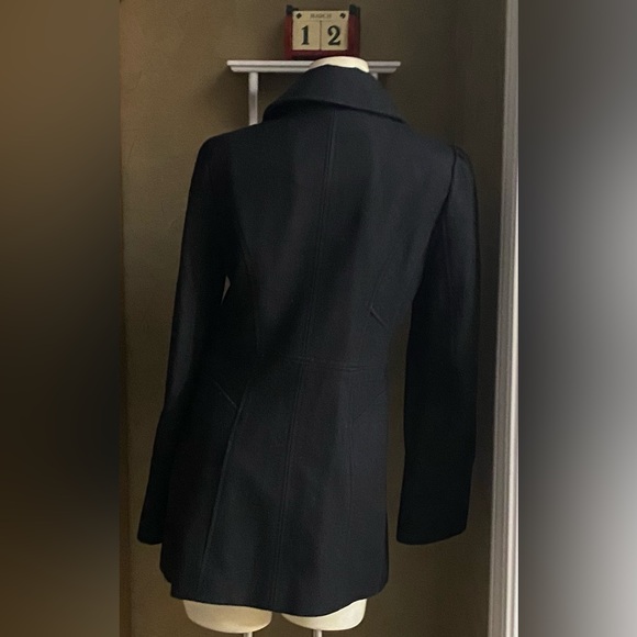 Guess pea coat Toggle Jacket wool blend, Women’s size M, black - Picture 4 of 12